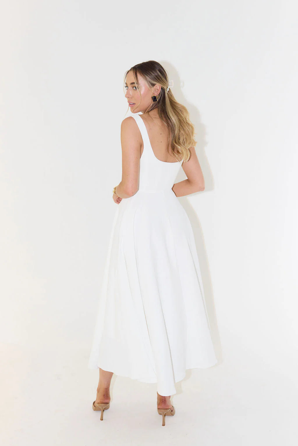 Serene Muse Midi Dress