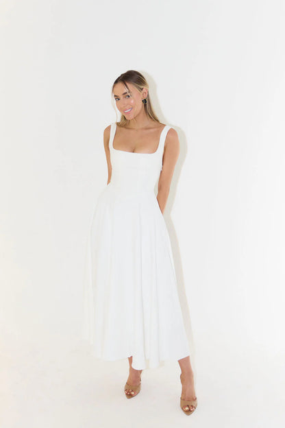 Serene Muse Midi Dress