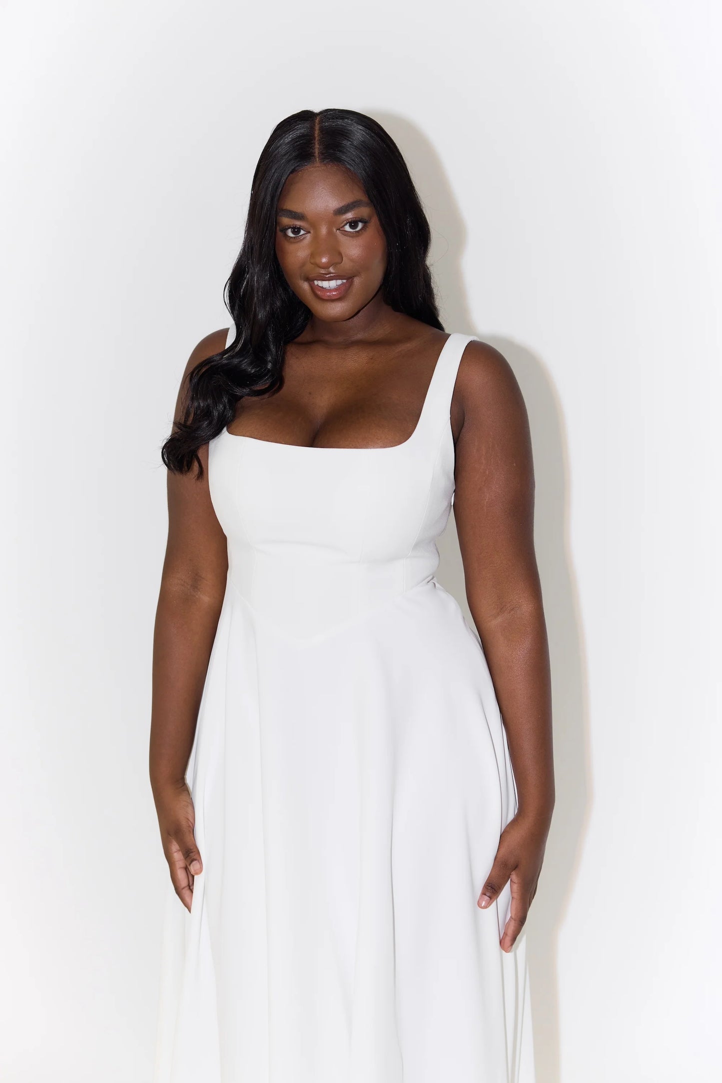 Serene Muse Midi Dress
