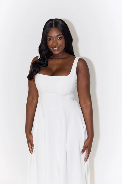Serene Muse Midi Dress