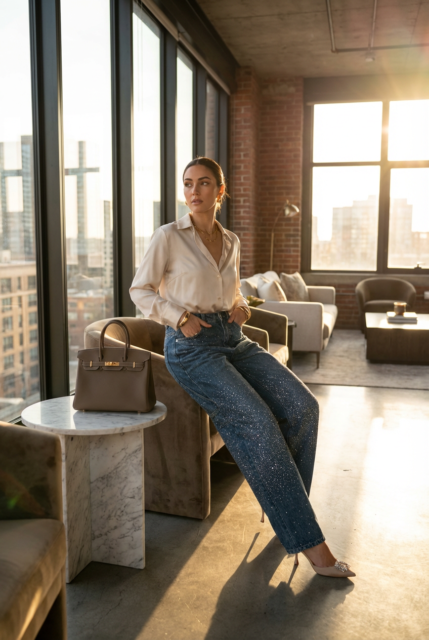 LUNA CARPENTER JEWEL JEANS