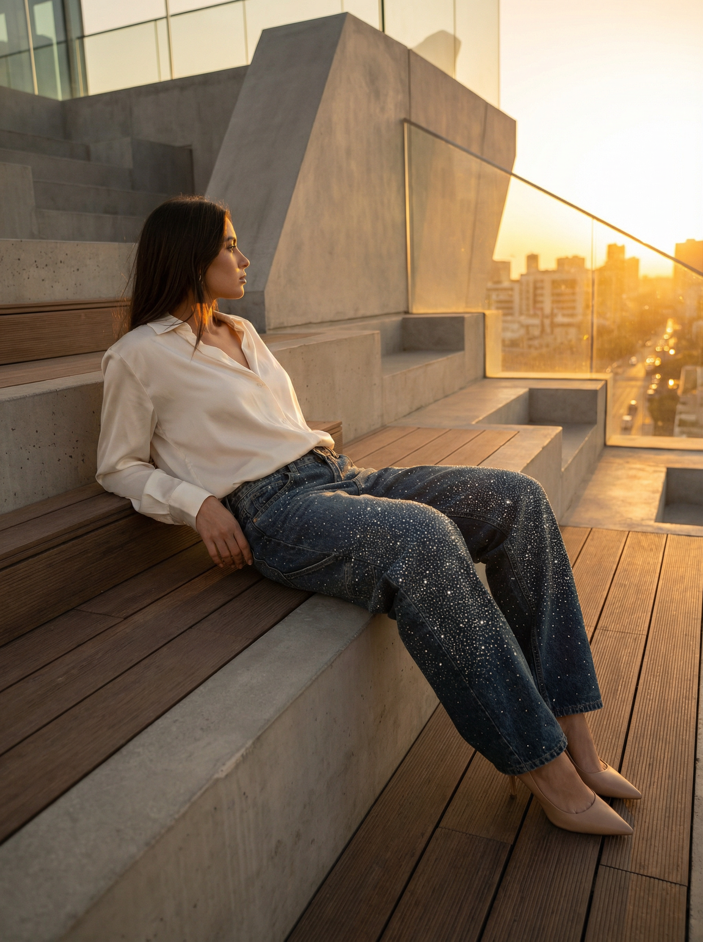 LUNA CARPENTER JEWEL JEANS