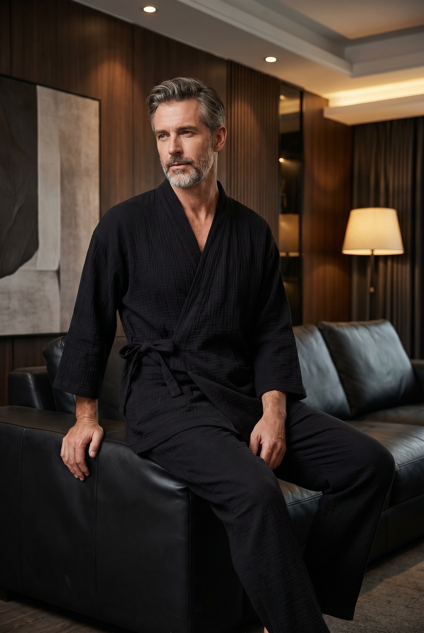 The Yoake Kimono Set — 100% Cotton Pajamas