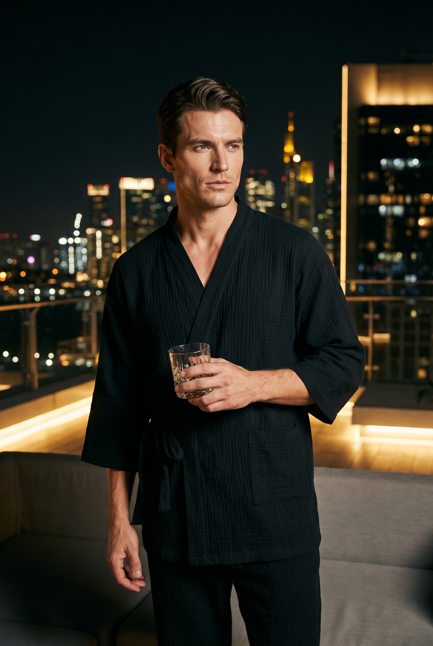 The Yoake Kimono Set — 100% Cotton Pajamas