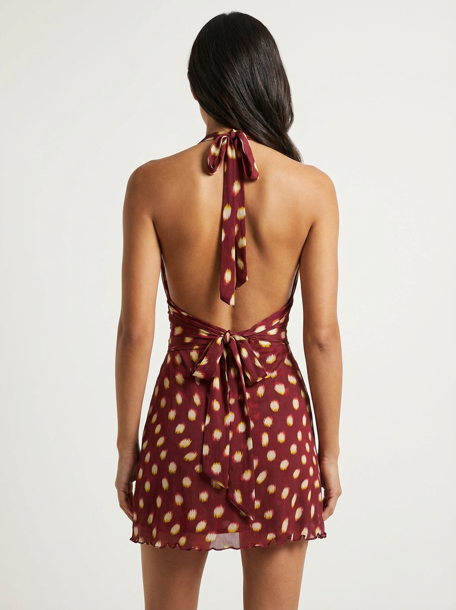 MARAIS POLKA DOT MINI DRESS