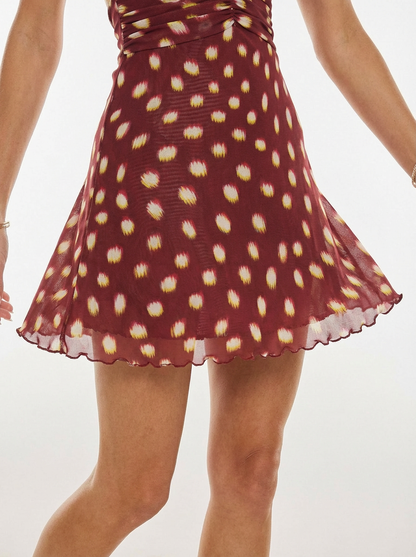 MARAIS POLKA DOT MINI DRESS