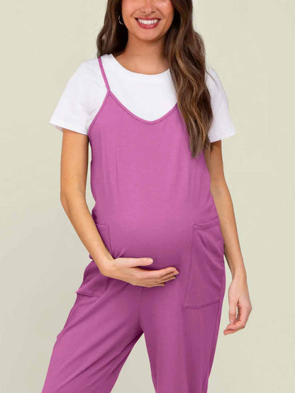 SERENITY MATERNITY JUMPSUIT
