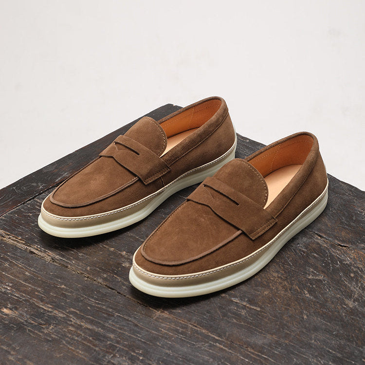 Men’s Suede Driving Loafers