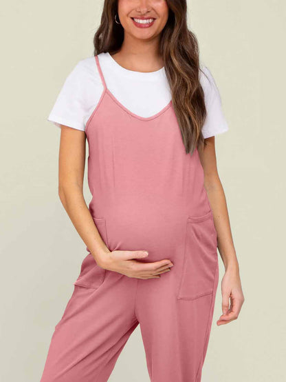 SERENITY MATERNITY JUMPSUIT