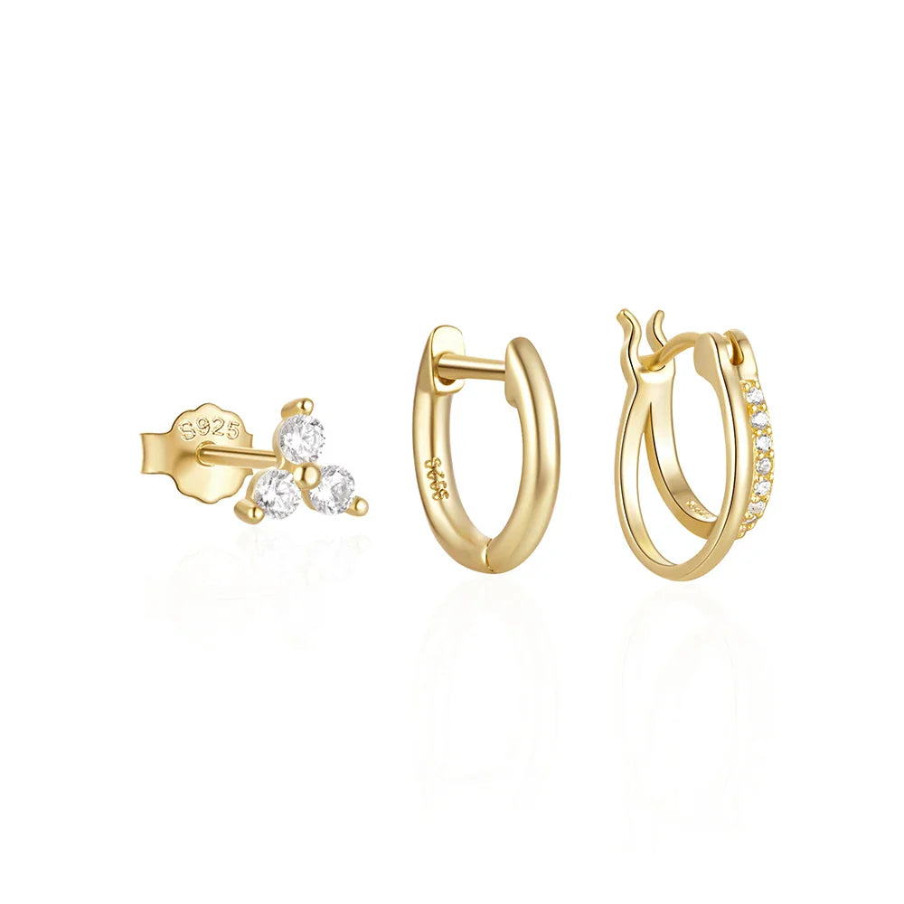 CELESTE EARRING TRIO SET