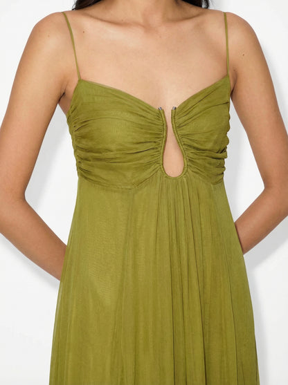 OLIVIA DRAPE MAXI DRESS