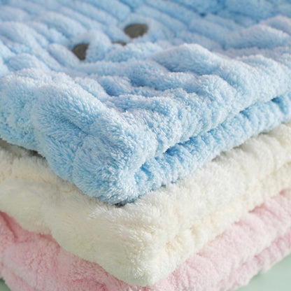The CloudBunny Hair Turban | Ultra-Soft Coral Fleece Quick-Dry Wrap