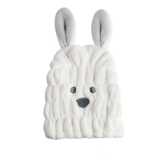 The CloudBunny Hair Turban | Ultra-Soft Coral Fleece Quick-Dry Wrap