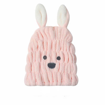 The CloudBunny Hair Turban | Ultra-Soft Coral Fleece Quick-Dry Wrap