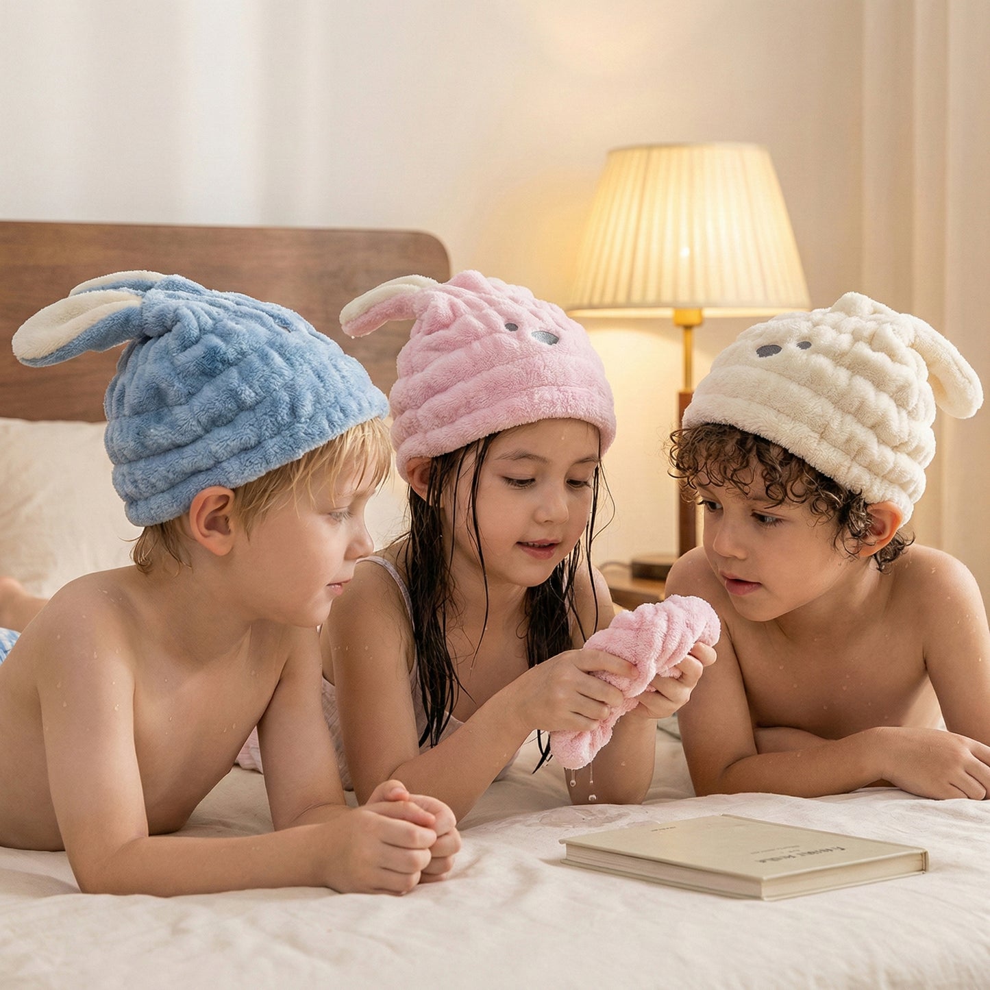 The CloudBunny Hair Turban | Ultra-Soft Coral Fleece Quick-Dry Wrap