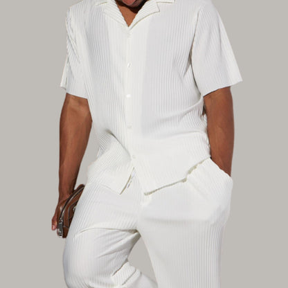SIENNA LINEN BLEND TWO-PIECE SET
