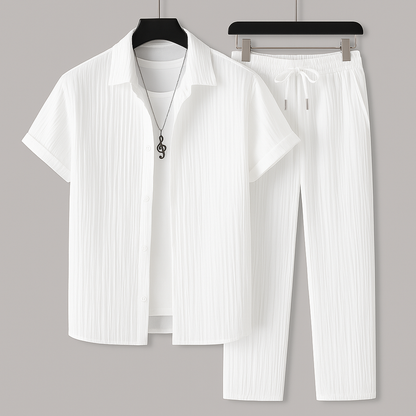 SIENNA LINEN BLEND TWO-PIECE SET